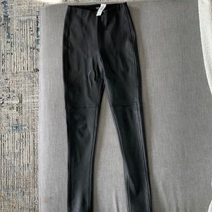 Talula Black Stretch Leather Pants - Size US4